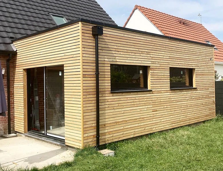 Extension clé en main 16 Agrandissement maison bois en kit