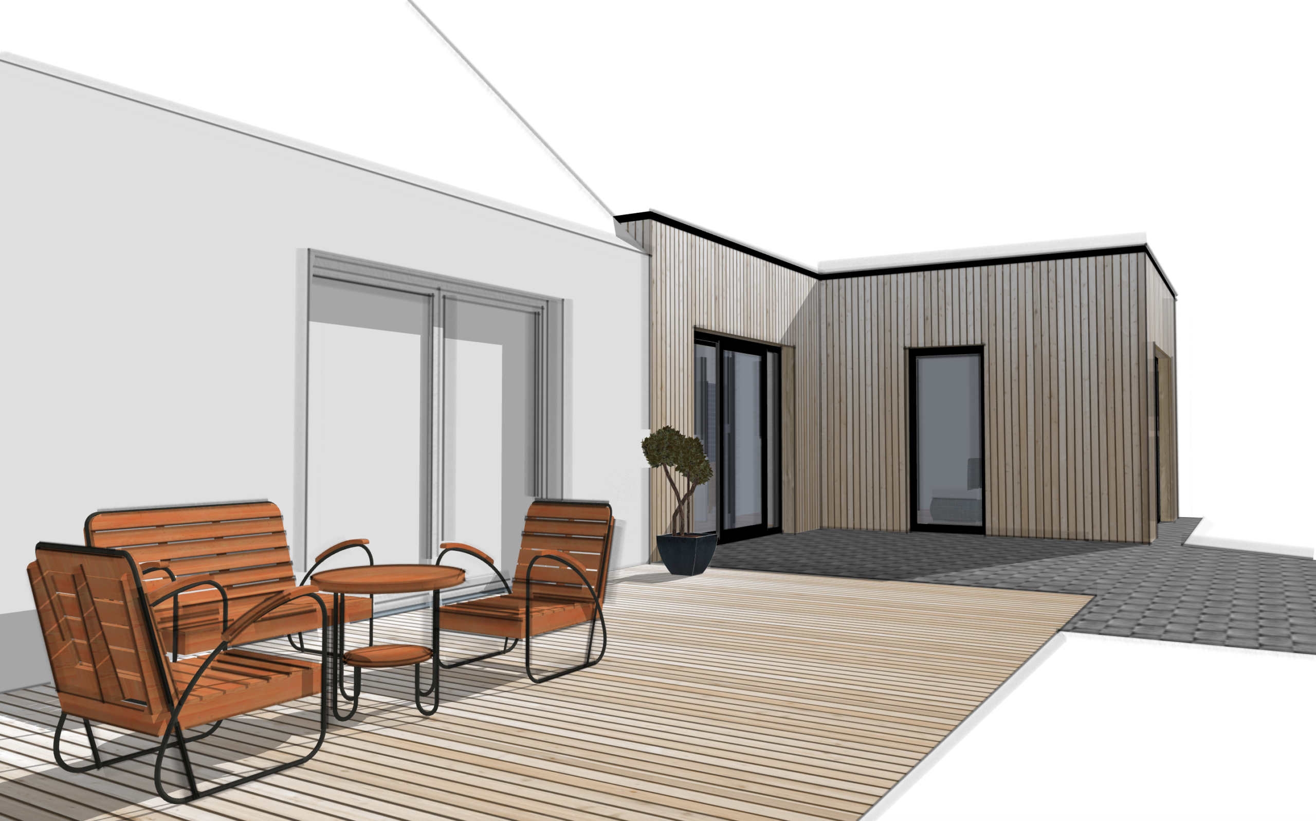 Extension Salon et Suite parentale à Dainville Extension Salon et Suite parentale à Dainville