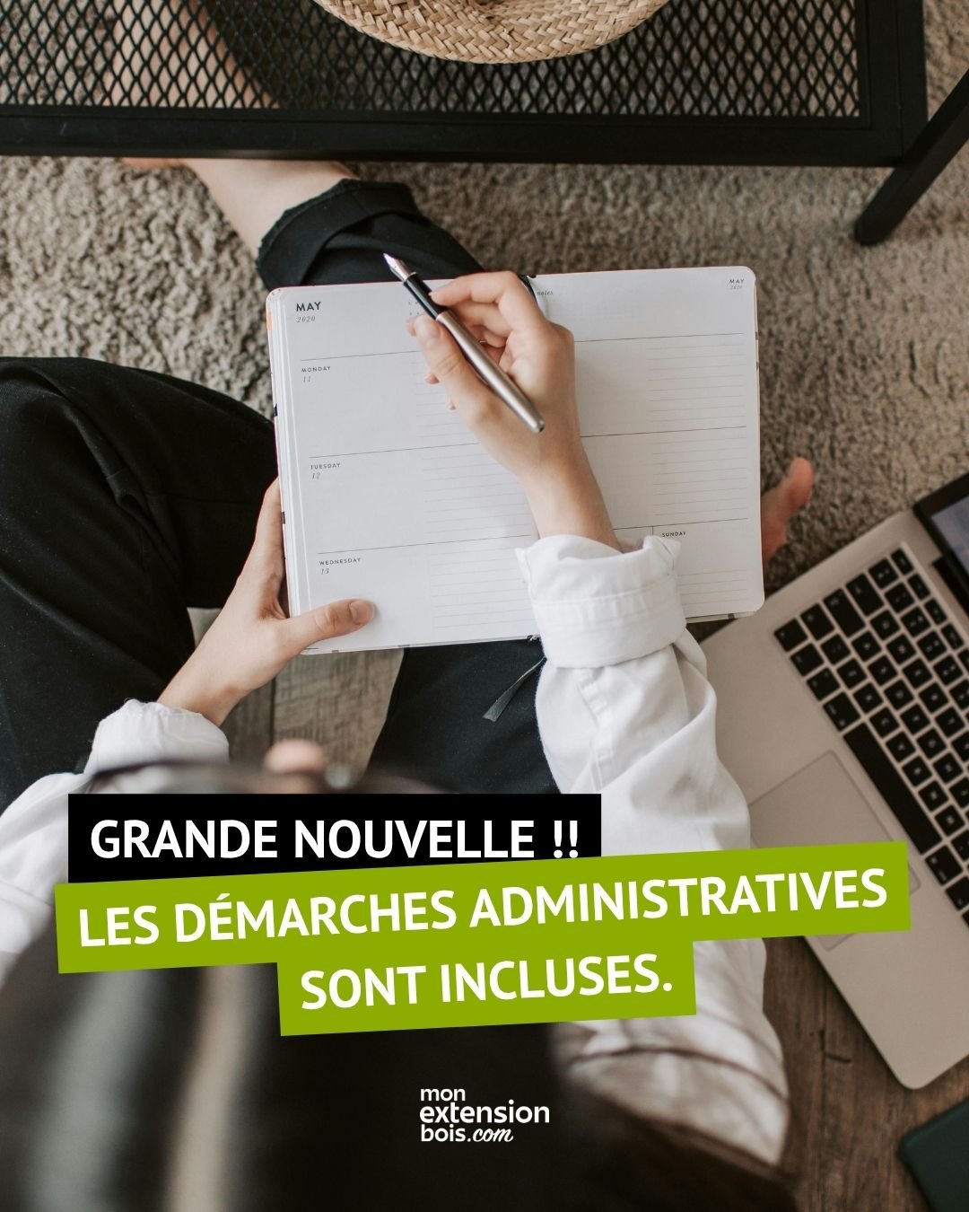 Mon Extension Bois inclut les démarches administratives dans ses projets d'extension