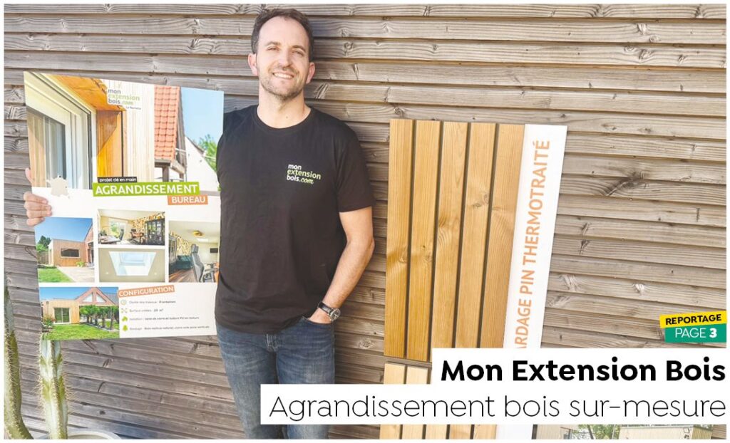 Benjamin Fournier, Mon Extension Bois La Rochelle, en couverture du magazine