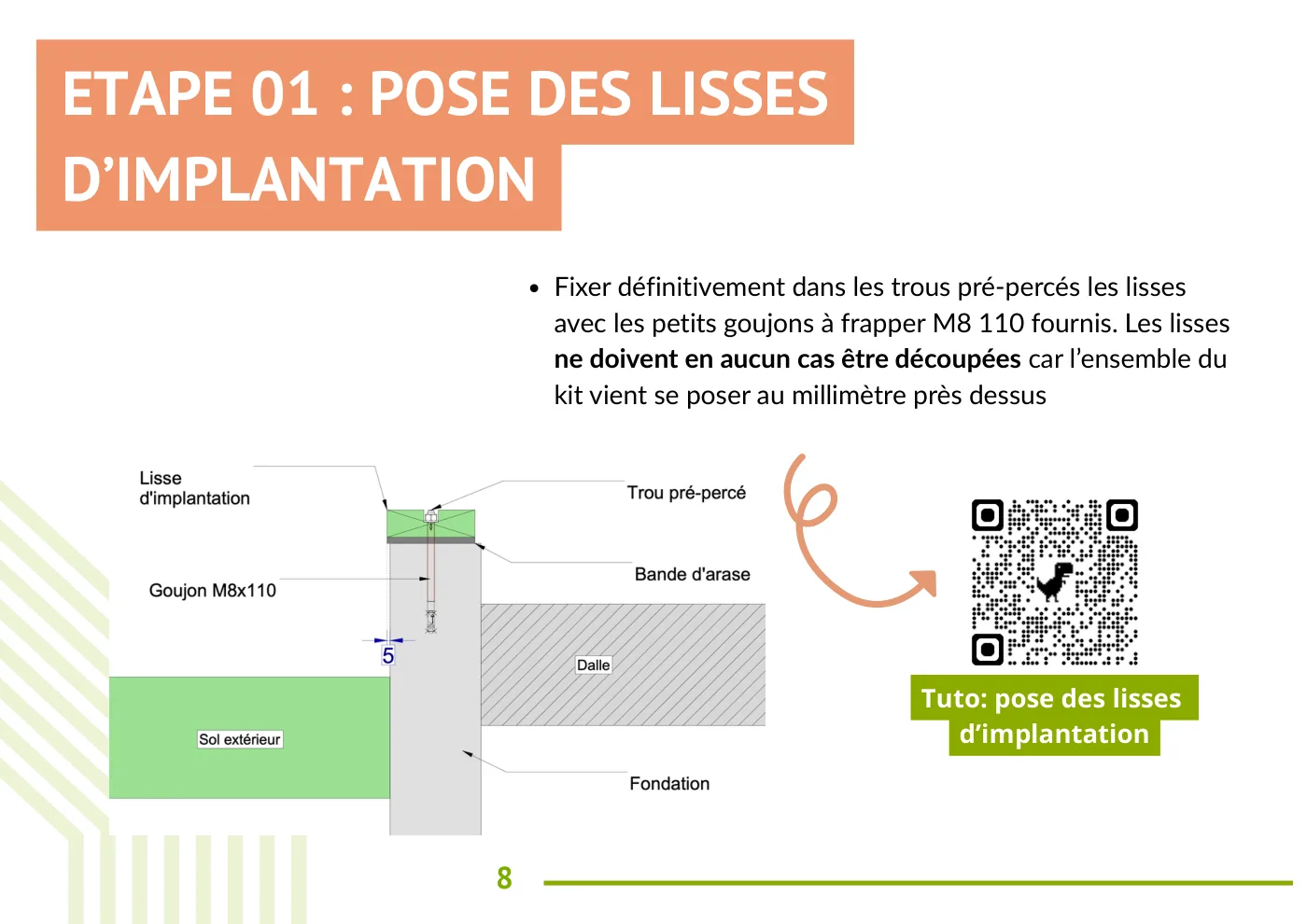 Notice de montage Mon Extension Bois, page 8