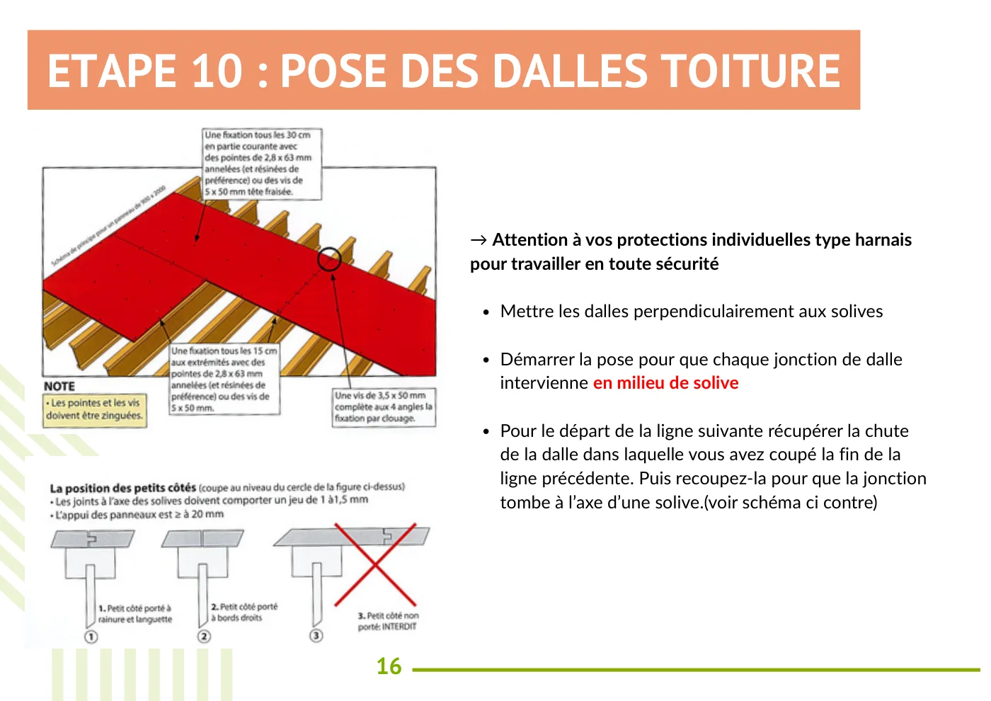 Notice de montage Mon Extension Bois, page 16