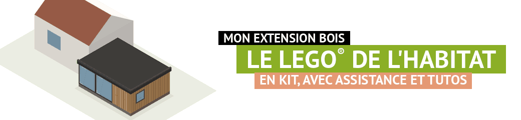 Extension bois Nord et Pas-de-Calais 7 Animation : une extension bois qui s'assemble pièce par pièce, le Lego de l'habitat