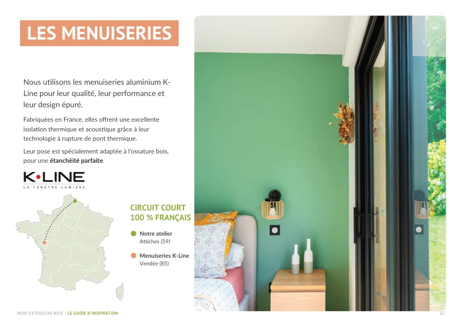 Guide d'inspiration : nos extensions bois en images 5 Page « Les menuiseries » du guide d’inspiration 2027